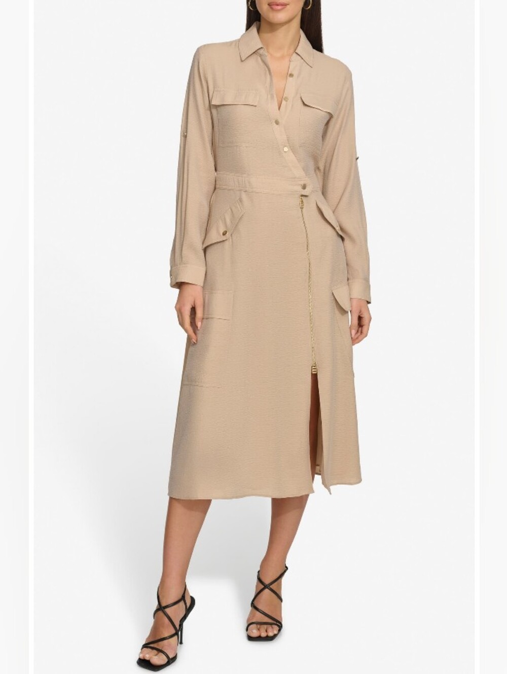 DKNY Cargo Midi Dress